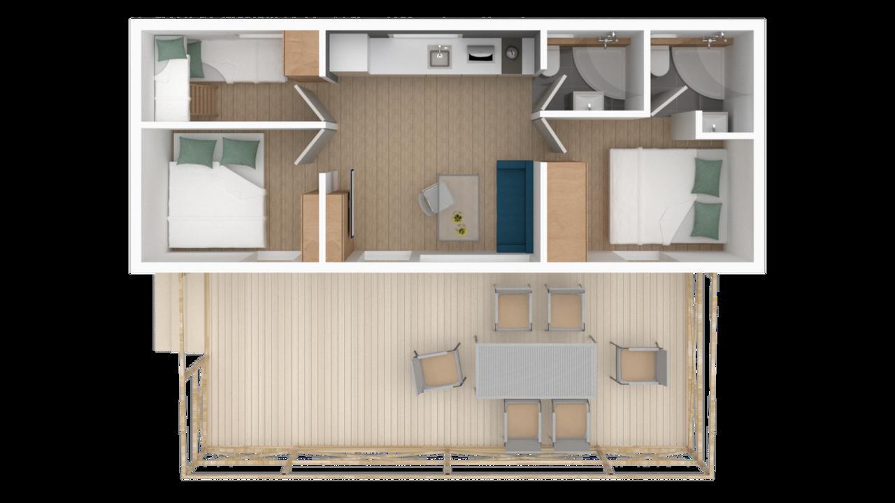 Mediteran Travel Mobile Homes Solaris Brodarica  Phòng bức ảnh